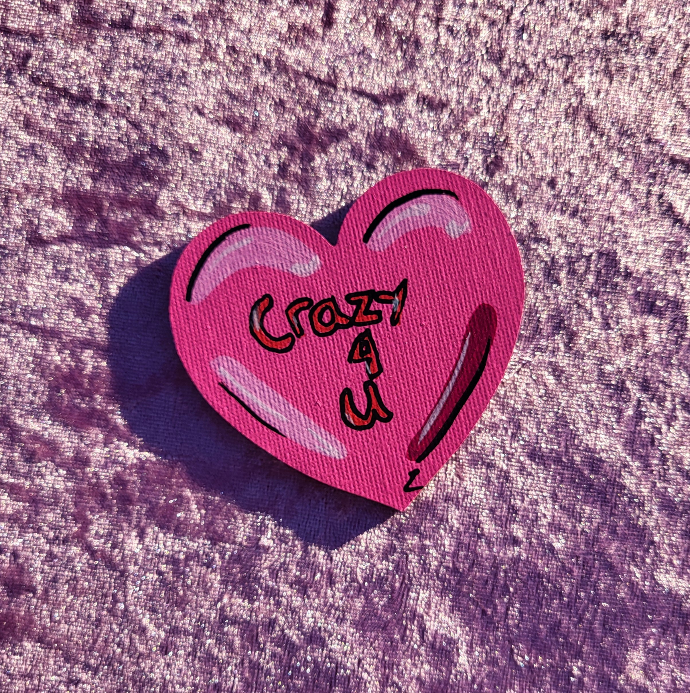 "Crazy 4 U" Magnet