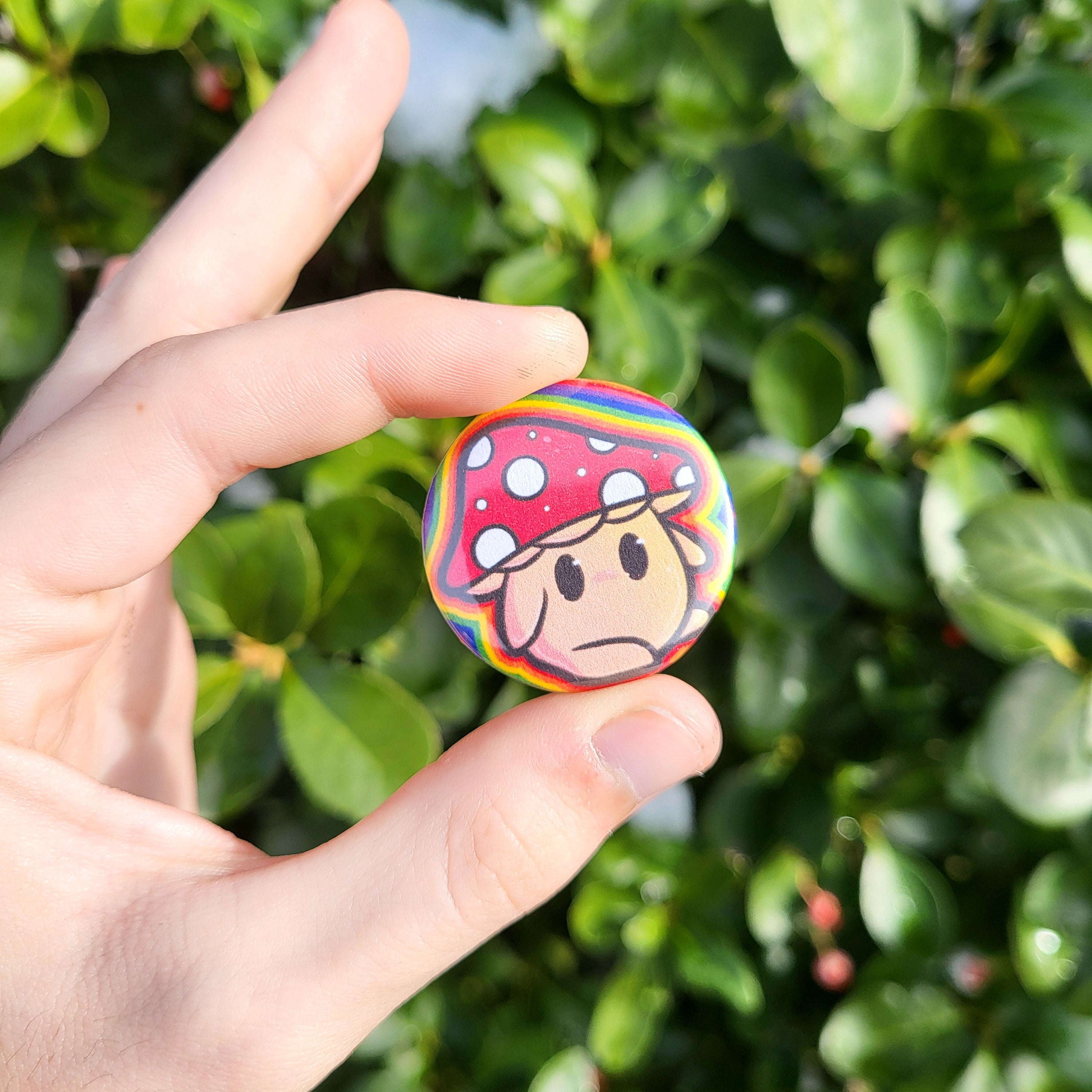 Chibi Mushroom Pin