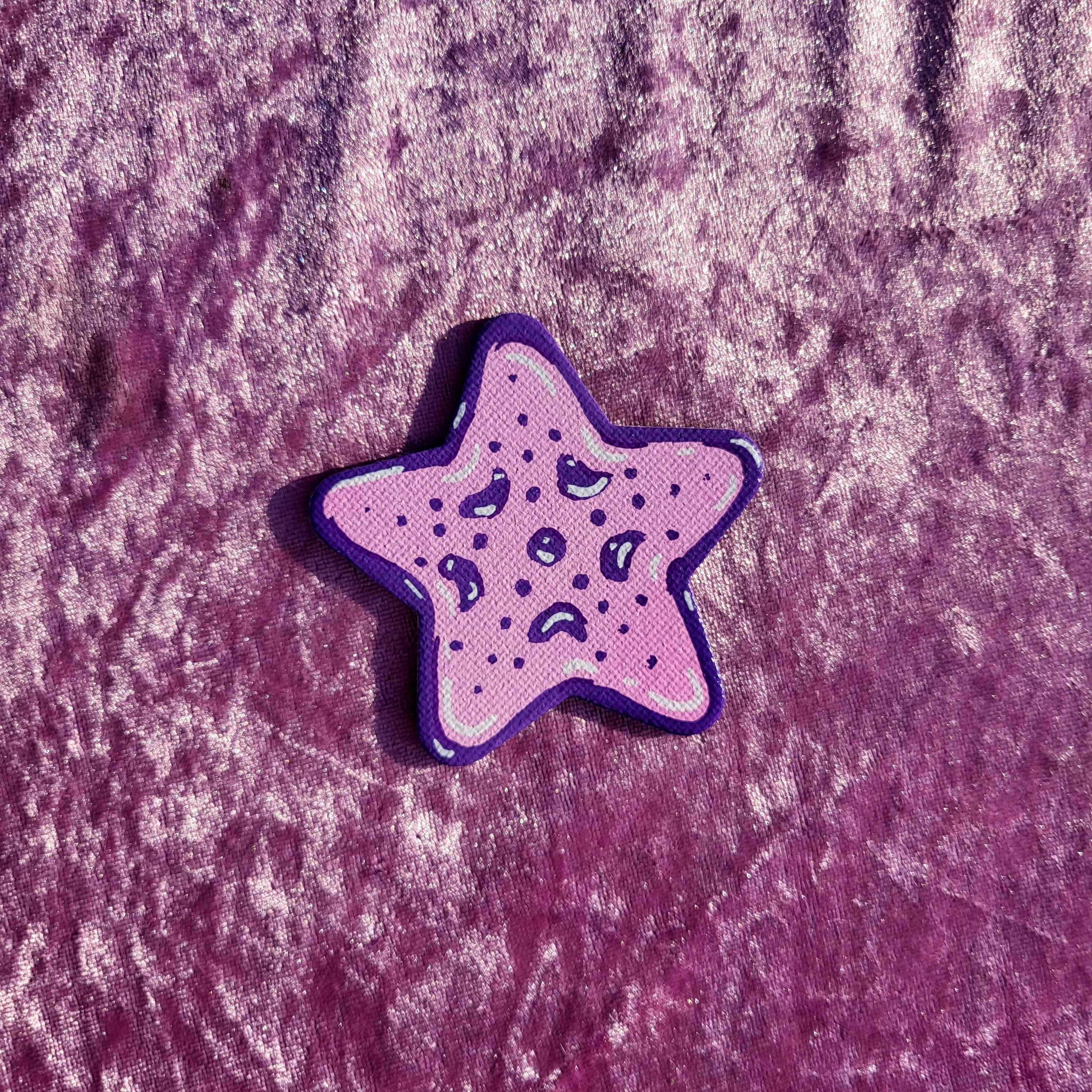"Purple Starfish" Magnet