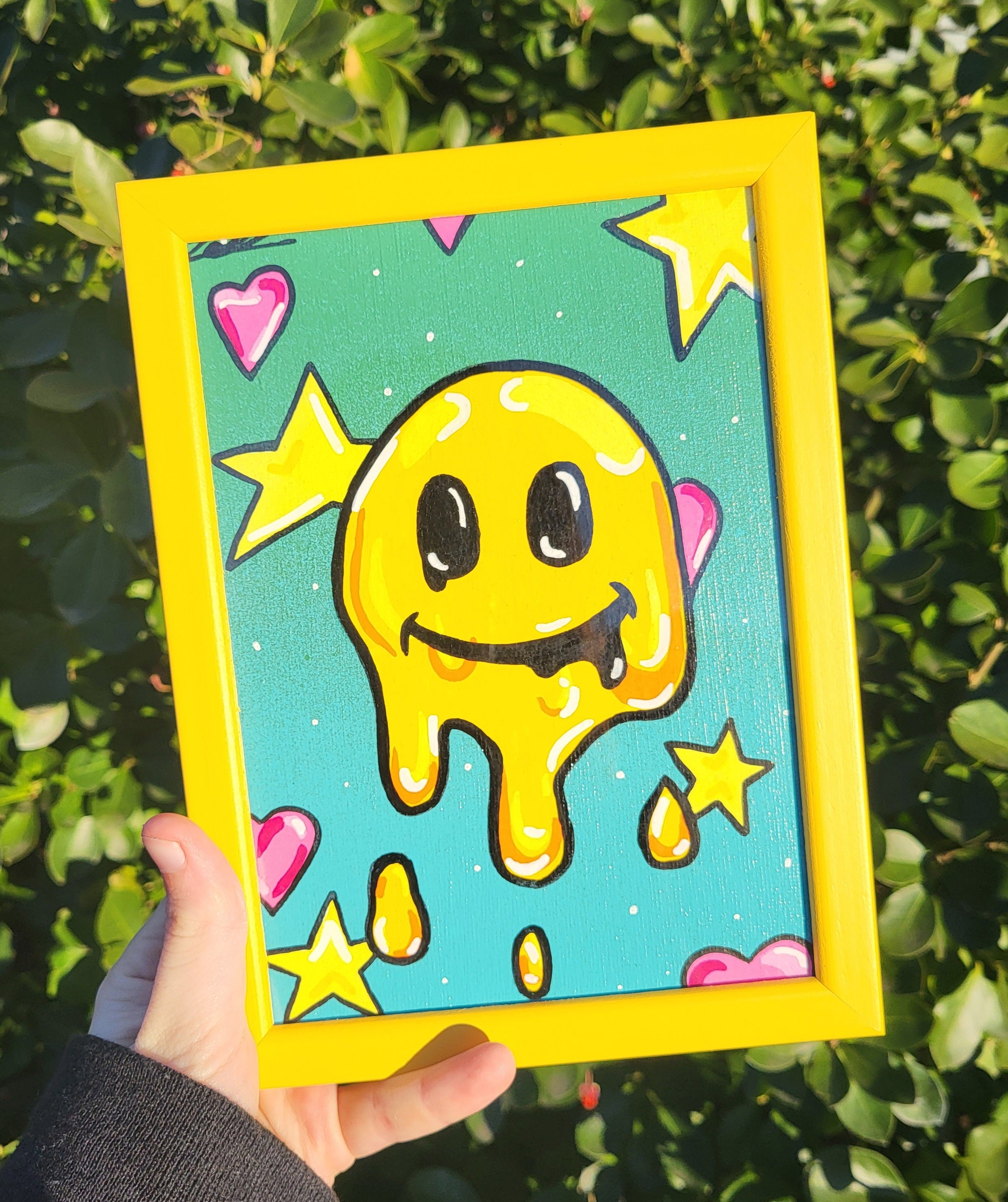 "Smile!" Framed Canvas