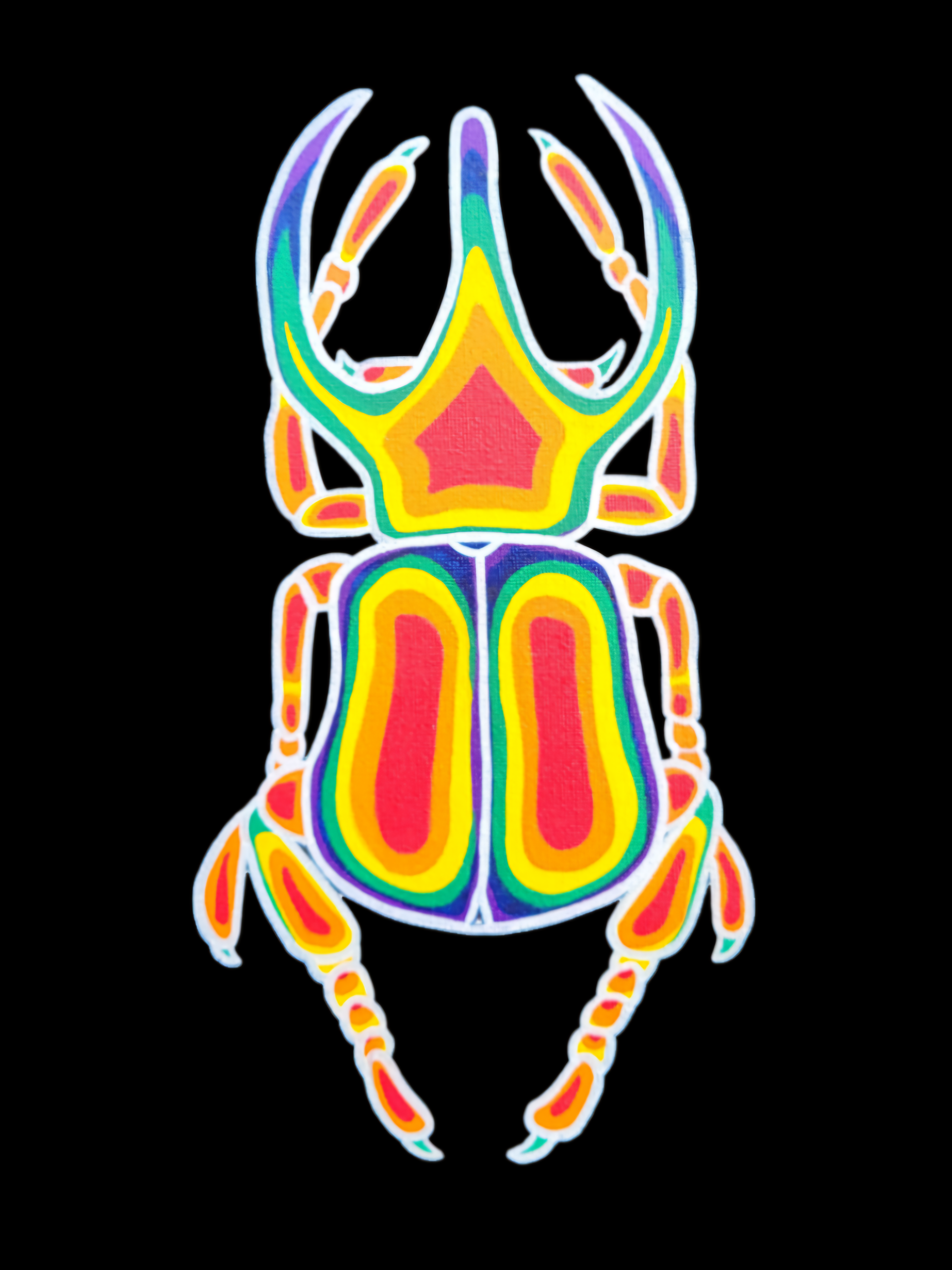 "Thermal Beetle" Print