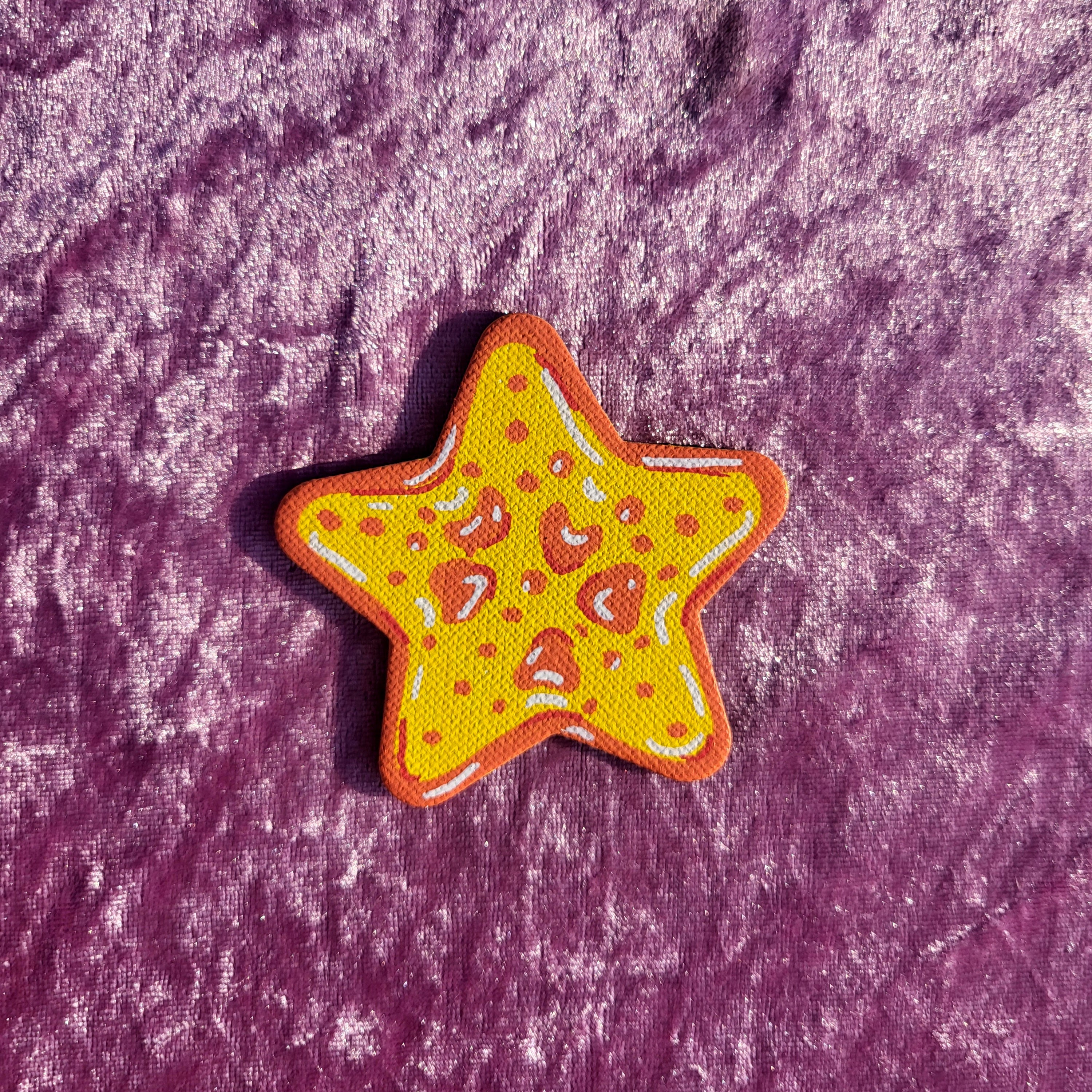 "Yellow Starfish" Magnet