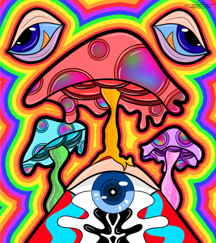 "Trippi" Print