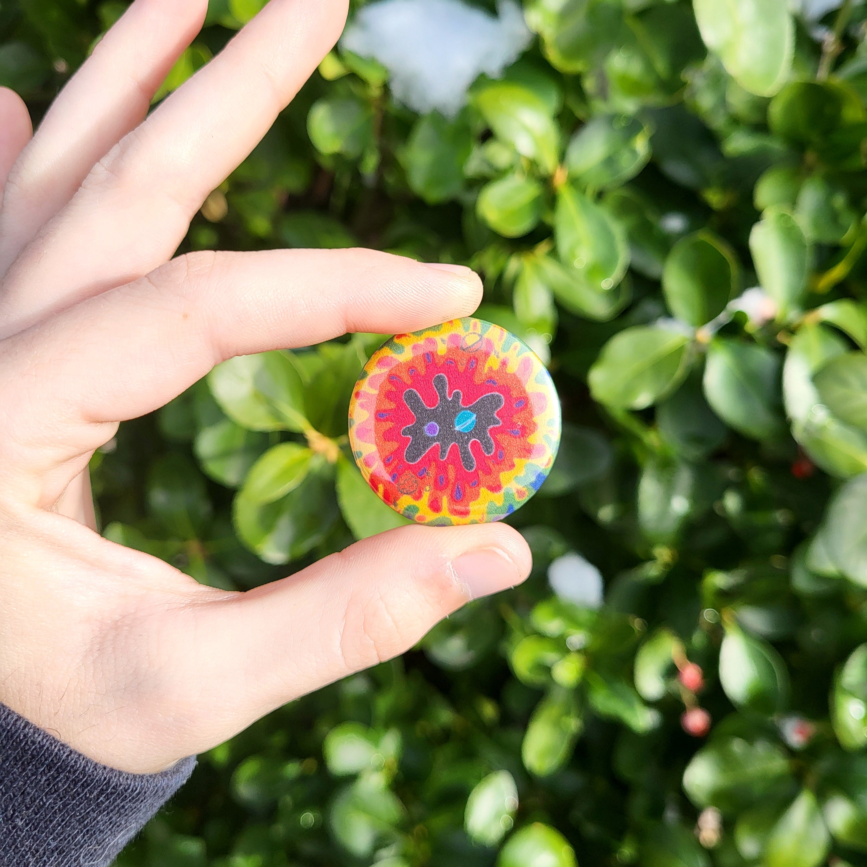 Trippy Space Pin