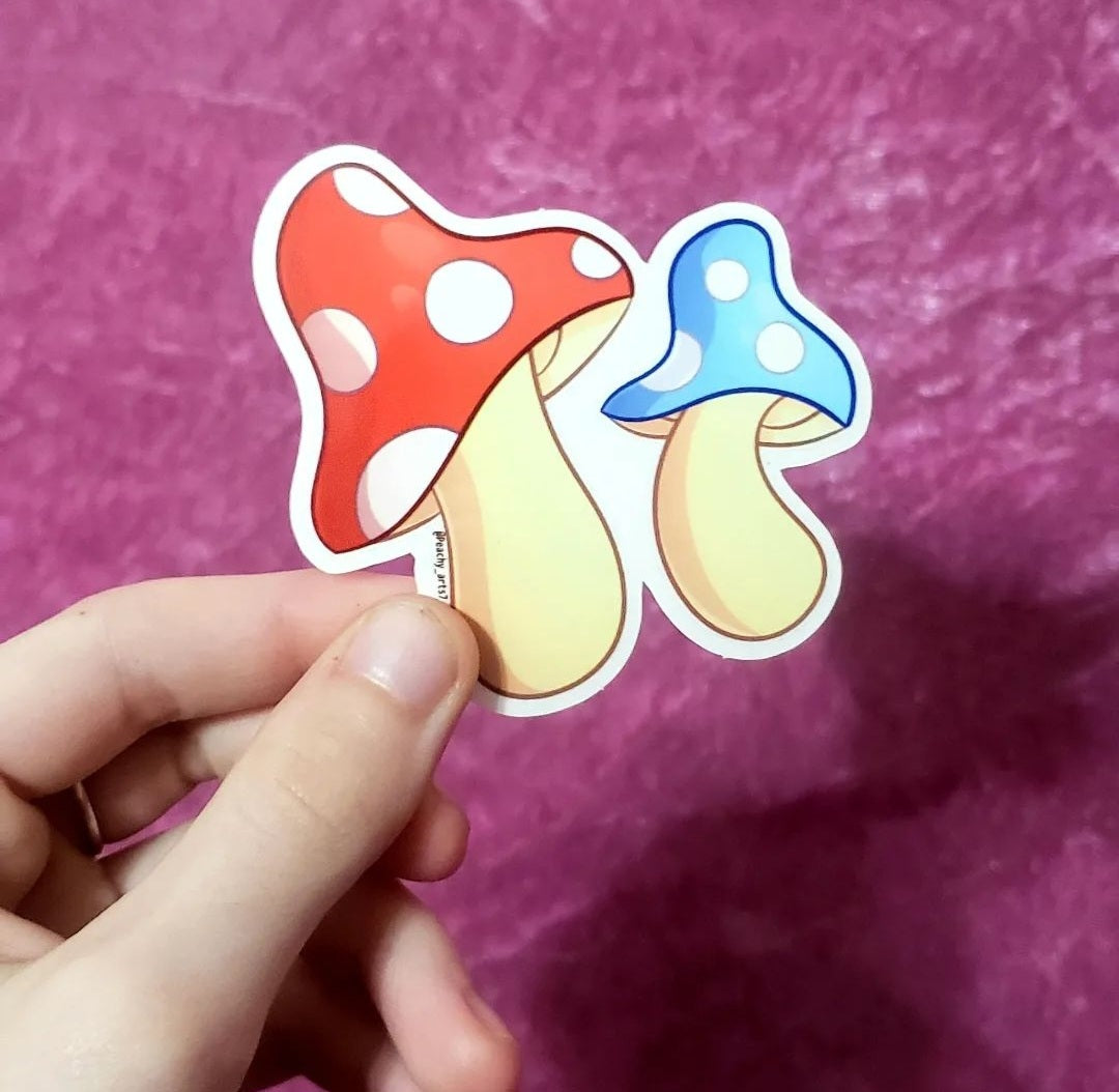 Two Shroom Sticker